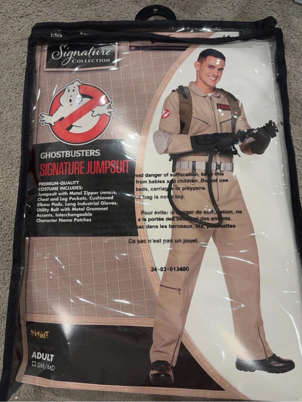 Spirit Beige Ghostbusters Signature Jumpsuit Costume